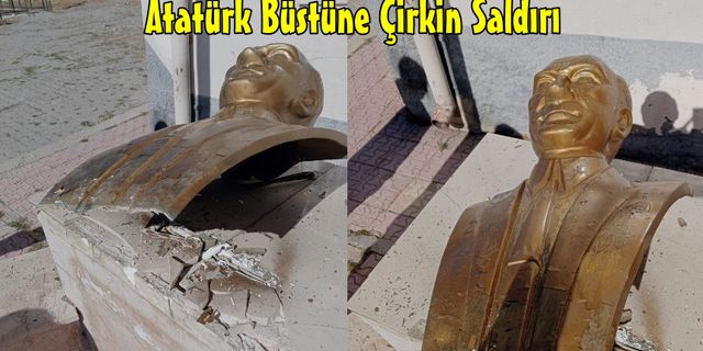 Çiftlik İlçesinde Atatürk Büstüne Saldırı. İki Kişi Gözaltında