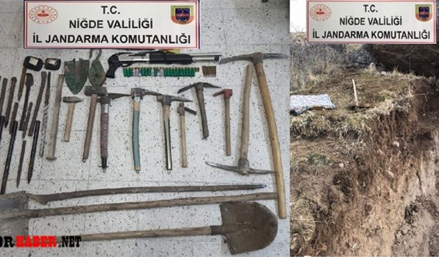 Jandarma Kaçak Kazı Yapanlara Göz Açtırmıyor