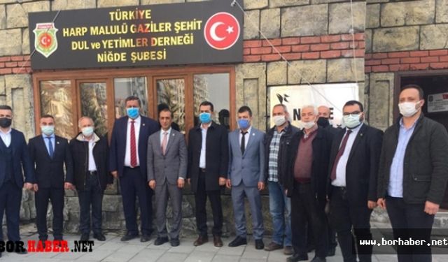 CHP Niğde Milletvekili Ömer Fethi Gürer, Gaziler Derneği’ni ziyaret etti