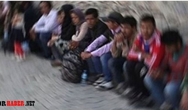 Ankara-Niğde Otoyolu Üzerinde : 15'i Çocuk Toplam 35 Düzensiz Göçmen Yakalandı