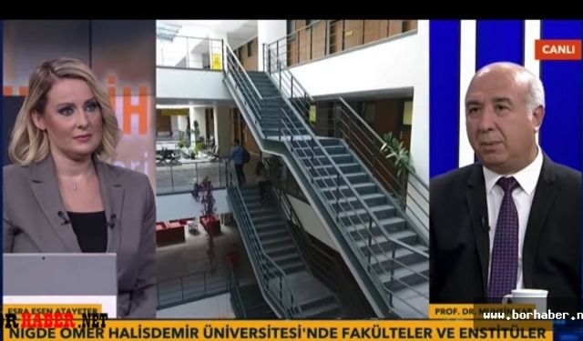 Rektör Prof.Dr. Kar, Canlı TV Yayınları ile Üniversiteyi Tanıttı