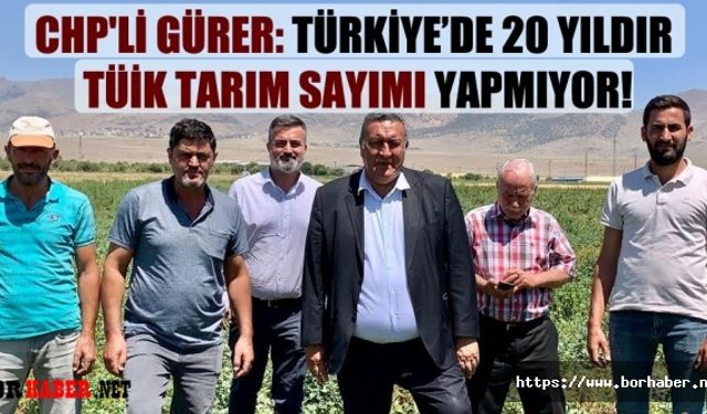 Türkiye’de 20 yıldır TÜİK tarım sayımı yapmıyor