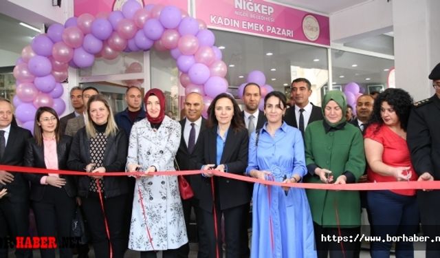 Niğde Belediyesi Kadın Emek Pazarı Açıldı