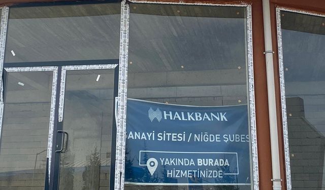Sanayi sitesine Halk bankasının şubesi açılıyor