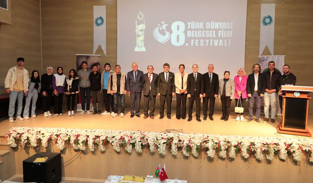 8. Türk Dünyası Belgesel Film Festivali Kapanış Gösterimi Üniversitede Gerçekleştirildi