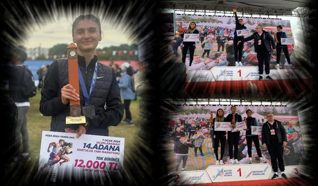 Niğdeli atlet Adana'da birinci oldu