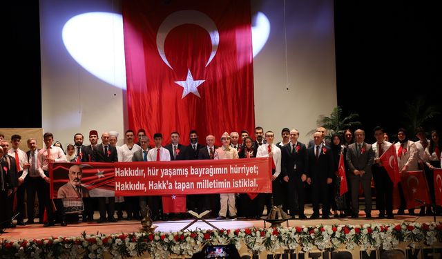 12 Mart İstiklal Marşı’nın Kabulü ve Mehmet Akif Ersoy’u Anma Günü kutlandı