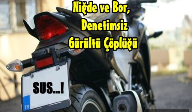 Motosiklet sesleri vatandaşları canından bezdirdi