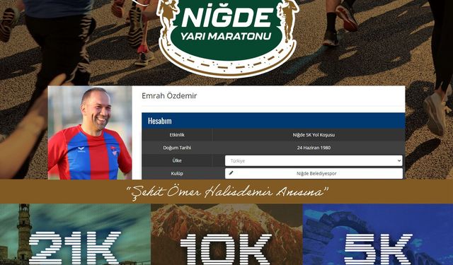 Niğde Yarı Maratonu İçin Geri Sayım Başladı