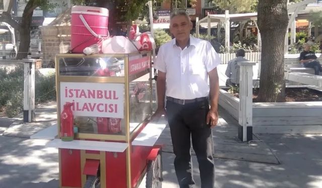 Sokakların vazgeçilmezi oldu, sokak pilavcısı