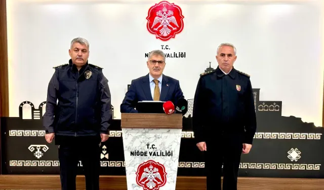 Vali Çelik, Niğde'nin Eylül 2024 Asayiş durumu rakamlarla açıkladı