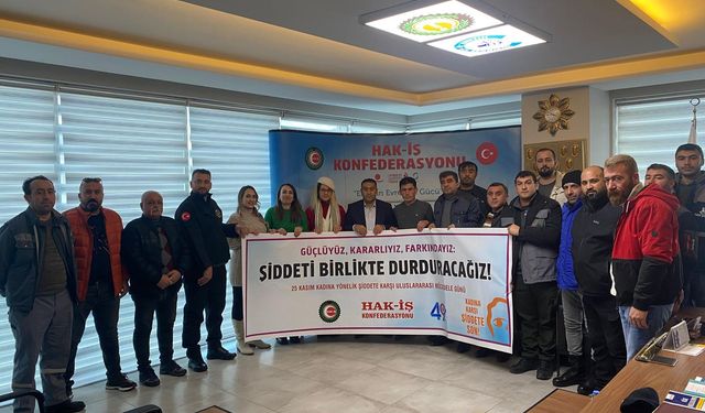 Niğde Hizmet-İş Sendikası Kadına Şiddetle Mücadele Günü Mesajı