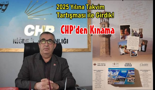 CHP’den Belediyenin Skandal Takvimine Tepki!