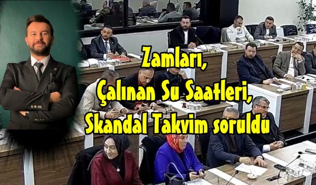 CHP Grup Başkanı Melikşah Başak, Çalınan Su Sayaçlarını ve Zamları Meclis Gündemine Taşıdı