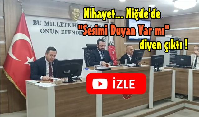 Niğde ve Deprem ; CHP'li Üyeler Gündeme Getirdi