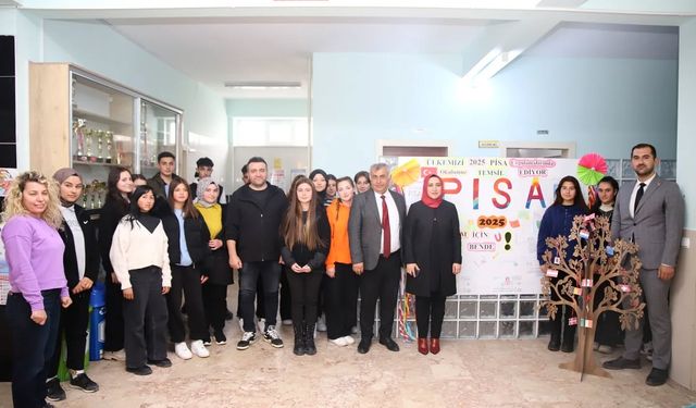 Milli Eğitim Müdürü Özbek, PISA Çalışmaları Yerinde İncelendi