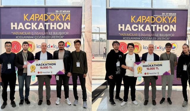 NÖHÜ  Projeleri Kapadokya Hackathon’a Damga Vurdu