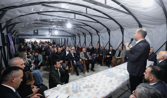 Başkan Özdemir, İnönü Mahallesinde Vatandaşlarla Buluştu
