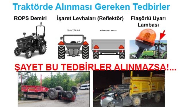 Trafik Jandarmasından Traktör Sürücülerine Hayati Uyarı