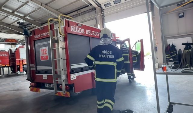 Niğde İtfaiyesi 2025’in İlk 4 Ayında 399 Olaya Müdahale Etti