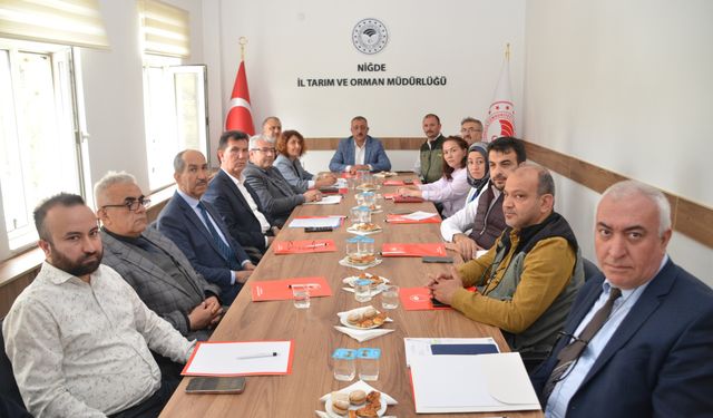 Tarımsal Kuraklık İl Kriz Merkezi Toplantısı Niğde’de Gerçekleştirildi