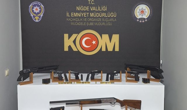 Niğde’de Silah Operasyonu: 16 Şüpheli Gözaltına Alındı