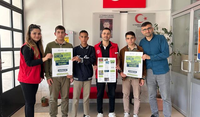 Gençlik Merkezi’nden Liselerde Kamp Tanıtımı Seferberliği