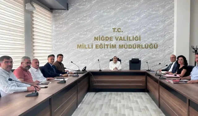 Niğde Milli Eğitim Yeni Müdür Yardımcıları ile Koordinasyon Toplantısı Yaptı
