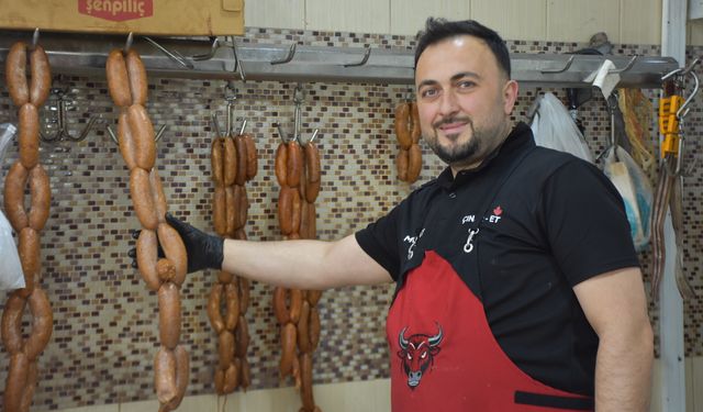 Niğde’de Kurban Etleri Sucuk ve Kıyma Oldu