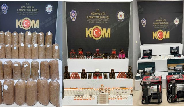 Niğde'de Kaçakçılık Operasyonu: 4 Gözaltı