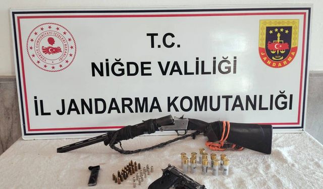 Ulukışla'da Ruhsatsız Silah Operasyonu: 1 Gözaltı