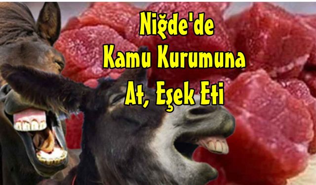 Yemeklere At Eşek Eti Satan Firma Niğde'deki Kamu Kurumundan İhale Almış