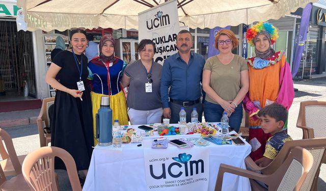 UCİM Çiftlik’te Çocukların Güvenliği İçin Bilgilendirme Standı Kurdu