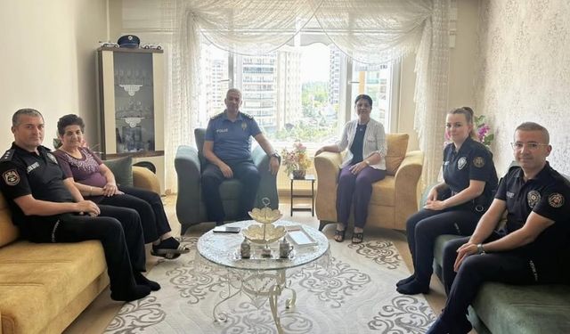 Şehit Polis Memuru Okan Acar’ın Sene-i Devriyesinde Anlamlı Ziyaret
