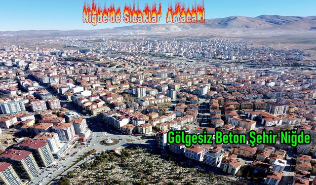 Niğde’de hava Sıcaklıkları Hissedilir Derecede Artacak