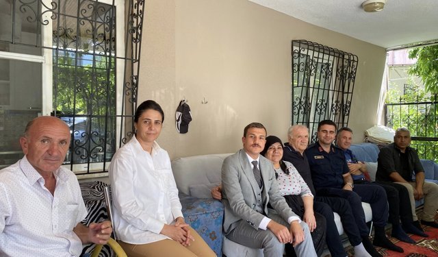 Kaymakam Emir Osman Gökçe’den Şehit Aileleri ve Gazilere Ziyaret