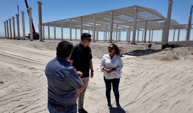 Bor OSB’de Yapımı Devam Eden Soğuk Hava Deposu Yatırımı İncelendi