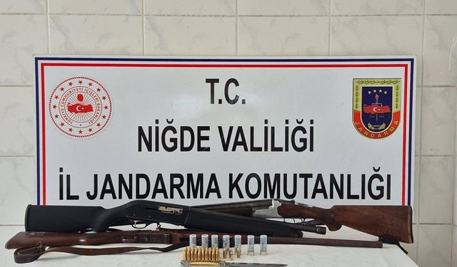 Niğde’de Ruhsatsız Silah Operasyonu: 4 Şüpheli Gözaltında