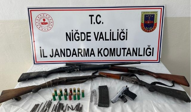 Niğde’de Ruhsatsız Silah Operasyonu: 2 gözaltı