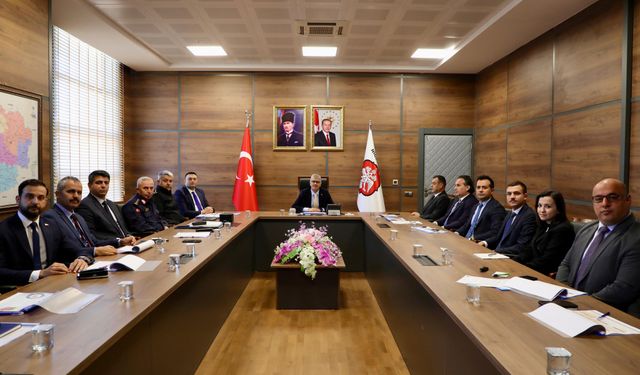 Genişletilmiş İl Güvenlik ve Asayiş Toplantısı gerçekleştirildi