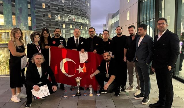 Türk Berber ve Kuaförleri Dünya 3.Lüğü Gururunu Yaşattı.