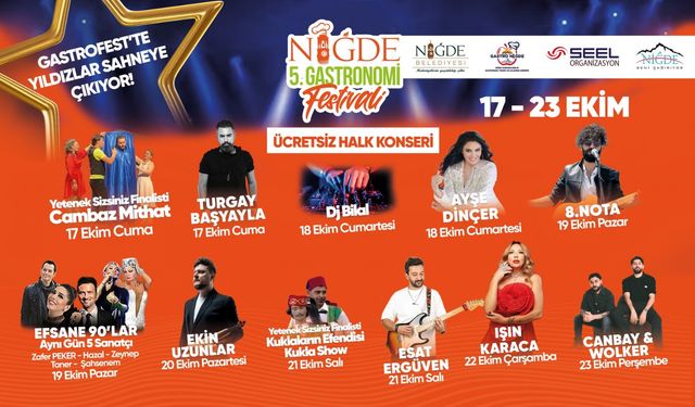 Niğde’nin Kalbi Gastronomi Festivali’nde Atacak!