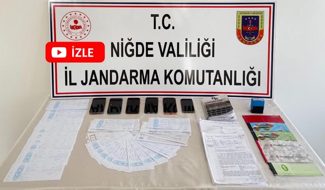 Bor İlçesinde Tefecilere Operasyon
