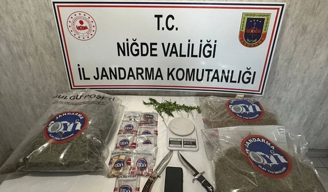 Bor’da Jandarmadan Narkotik Operasyonu: Çok Sayıda Madde Ele Geçirildi
