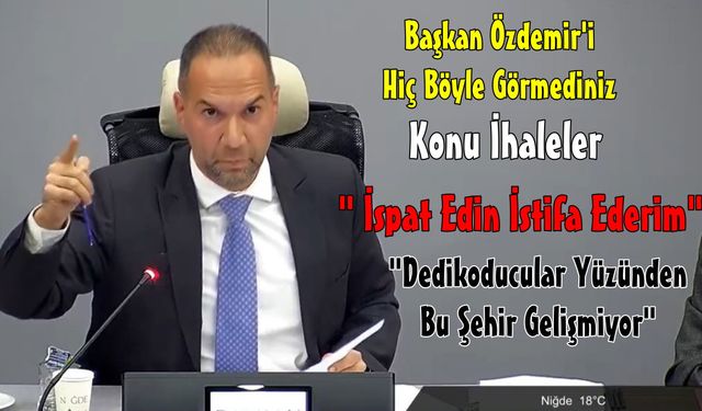 Niğde Belediye Meclis Kasım 2025 Toplantısında Sert Tartışmalar Yaşandı