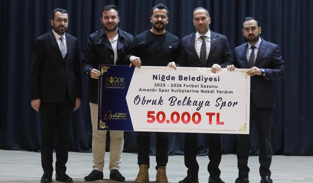 Niğde Belediyesi'nden 12 Kulübe 1 Milyon TL'nin Üzerinde Yardım