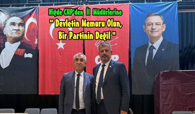 Parti Devletinin,  Partili Memurları, Partili İl Müdürleri Kimler?