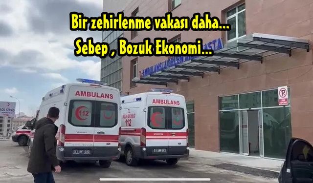 Niğde’de 6 öğrenci gıda zehirlenmesi şüphesiyle hastaneye kaldırıldı