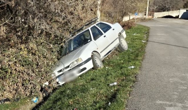 Kayardı Mevkisinde Terk Edilmiş Kazalı Araç Bulundu