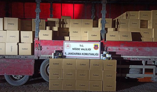 Niğde’de TIR’da 8 Milyon 800 Bin Kaçak Sigara Ele Geçirildi